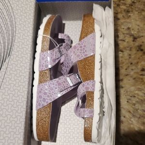 Birkenstock Mayari Metallic Stone Lilac